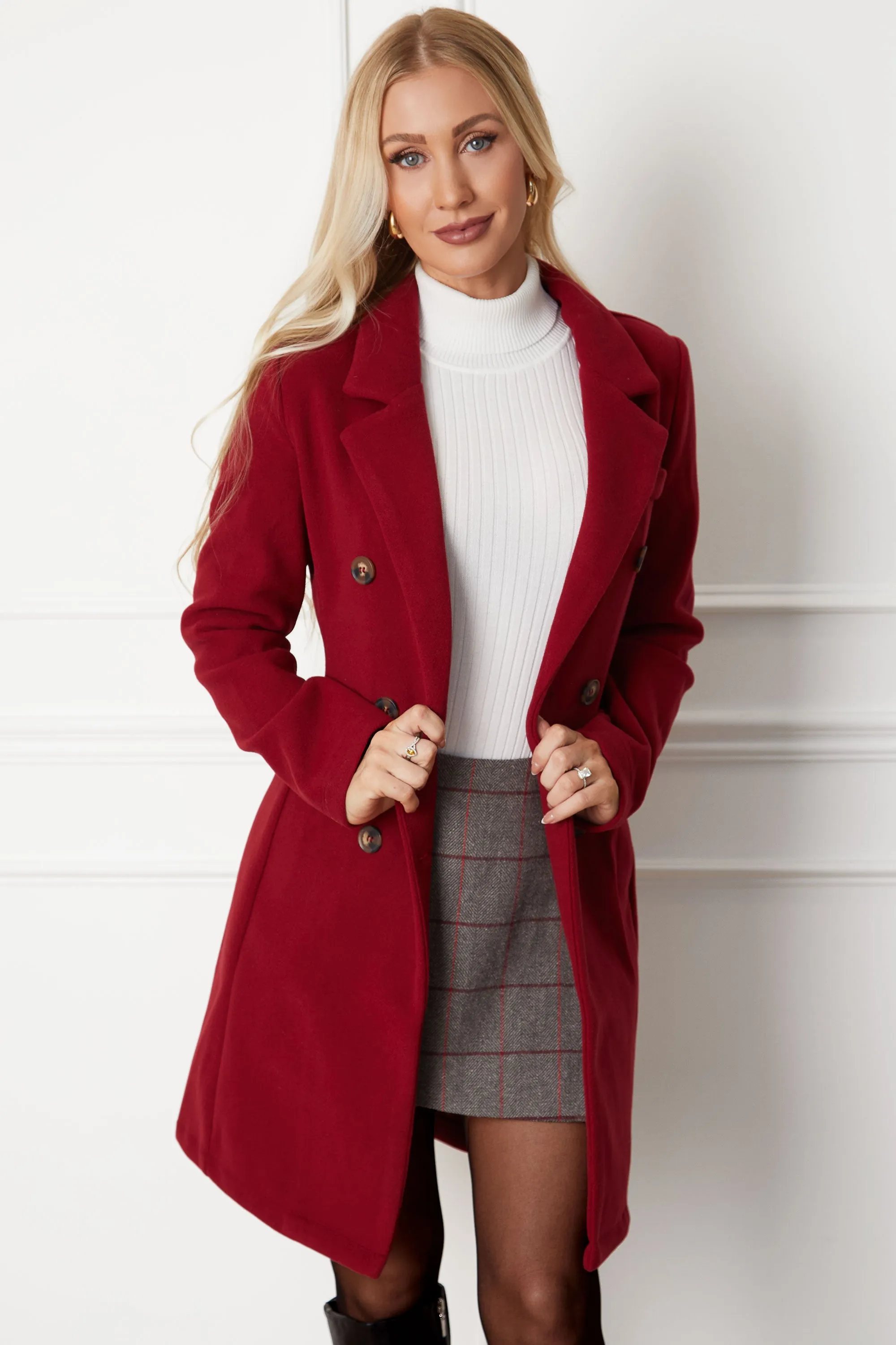 Agnes Wine Coat