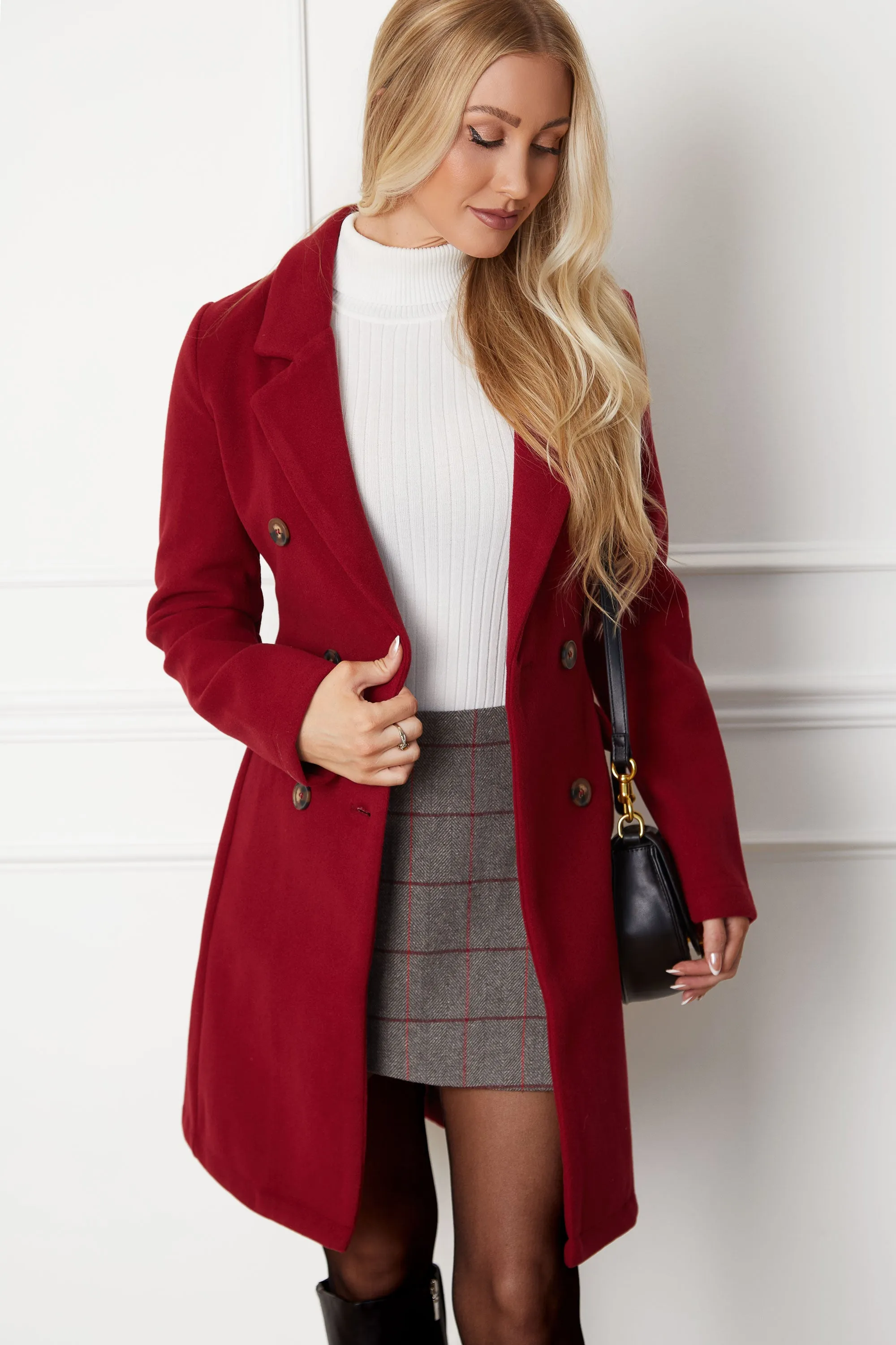 Agnes Wine Coat