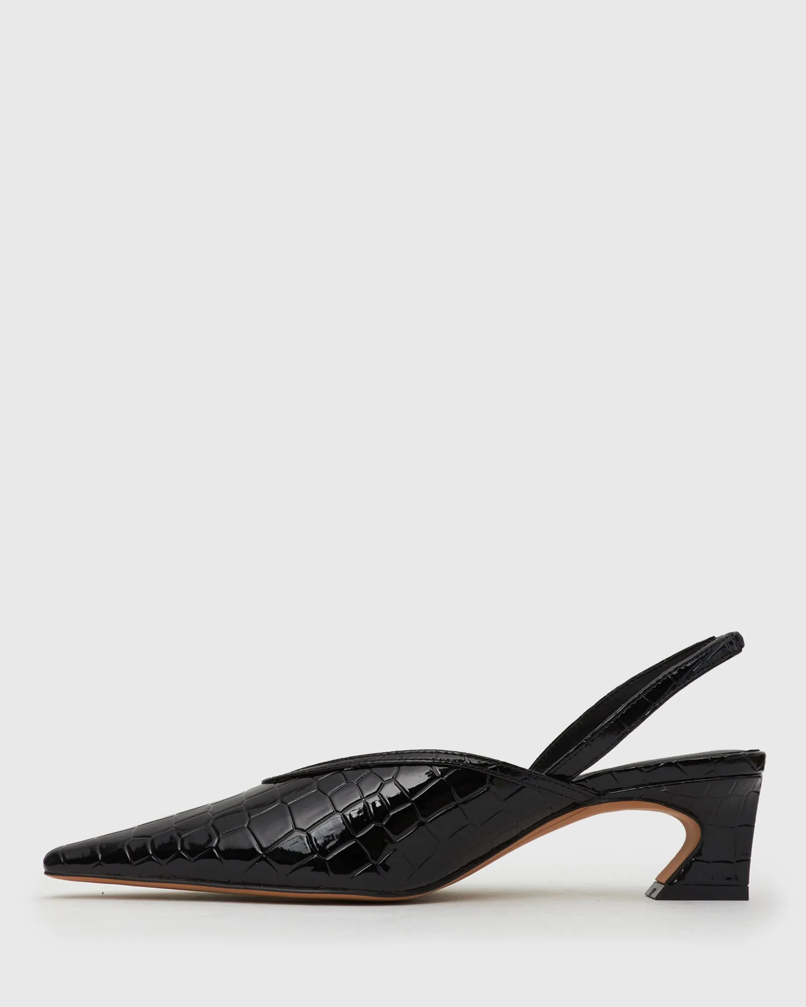 AKITO Kitten Heel Slingback Point