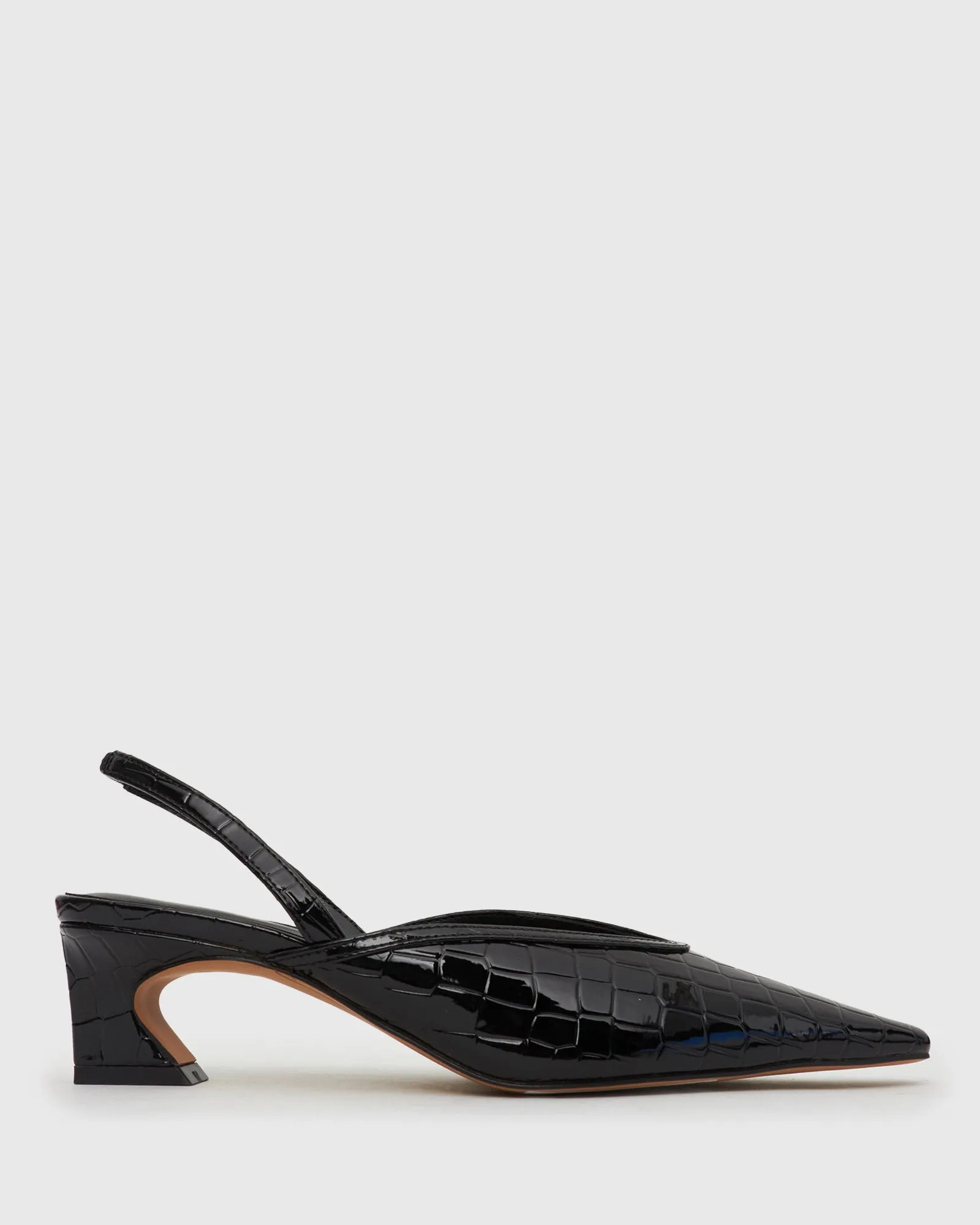 AKITO Kitten Heel Slingback Point