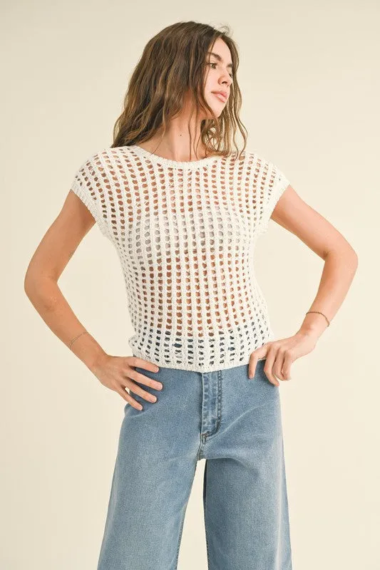 ALORA REVERSIBLE CROCHET TOP