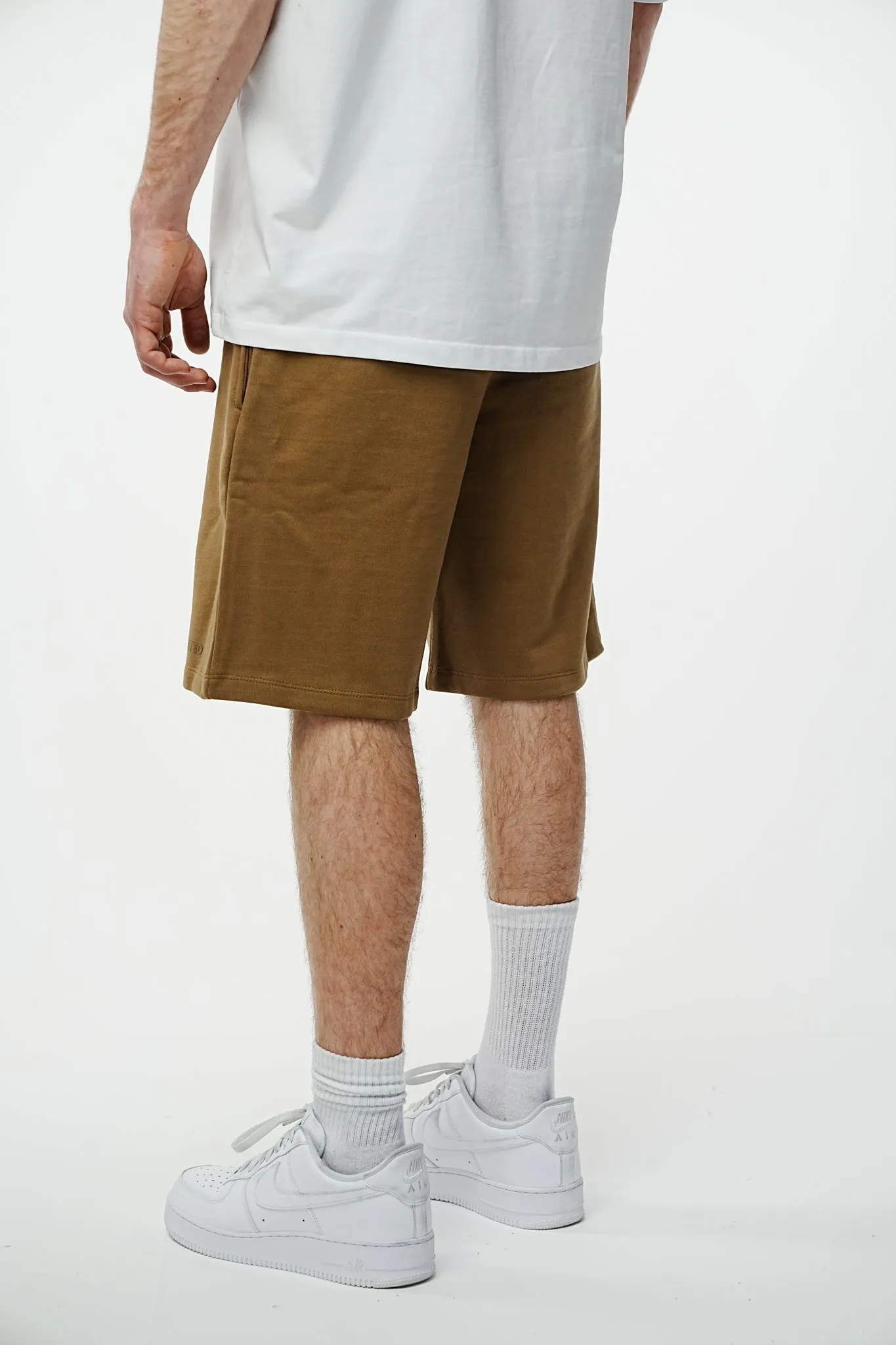 Archive Logo Baggy Sweat Shorts - Camel