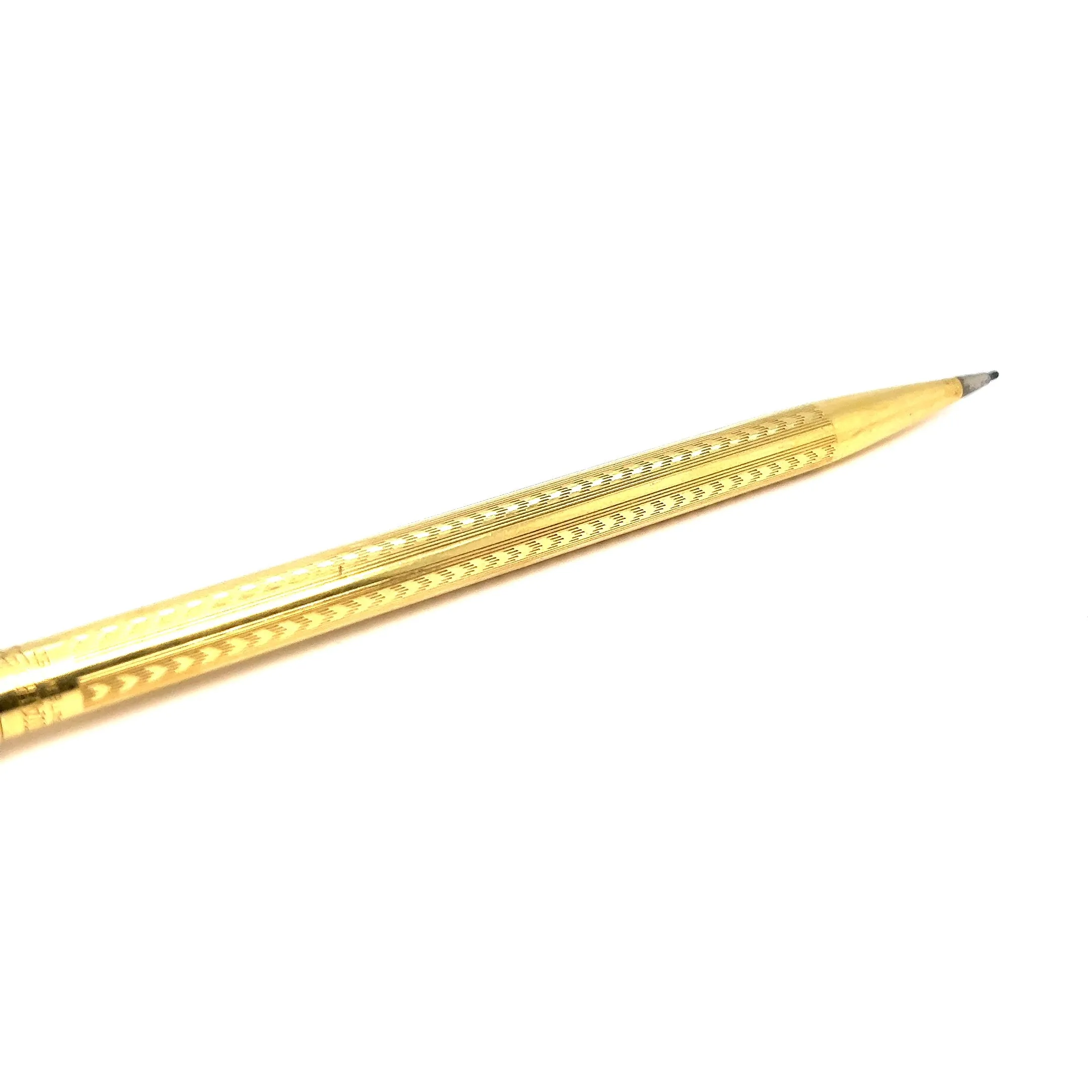 Art Deco 18 Karat Solid Yellow Gold Wahl Eversharp Mechanical Pencil