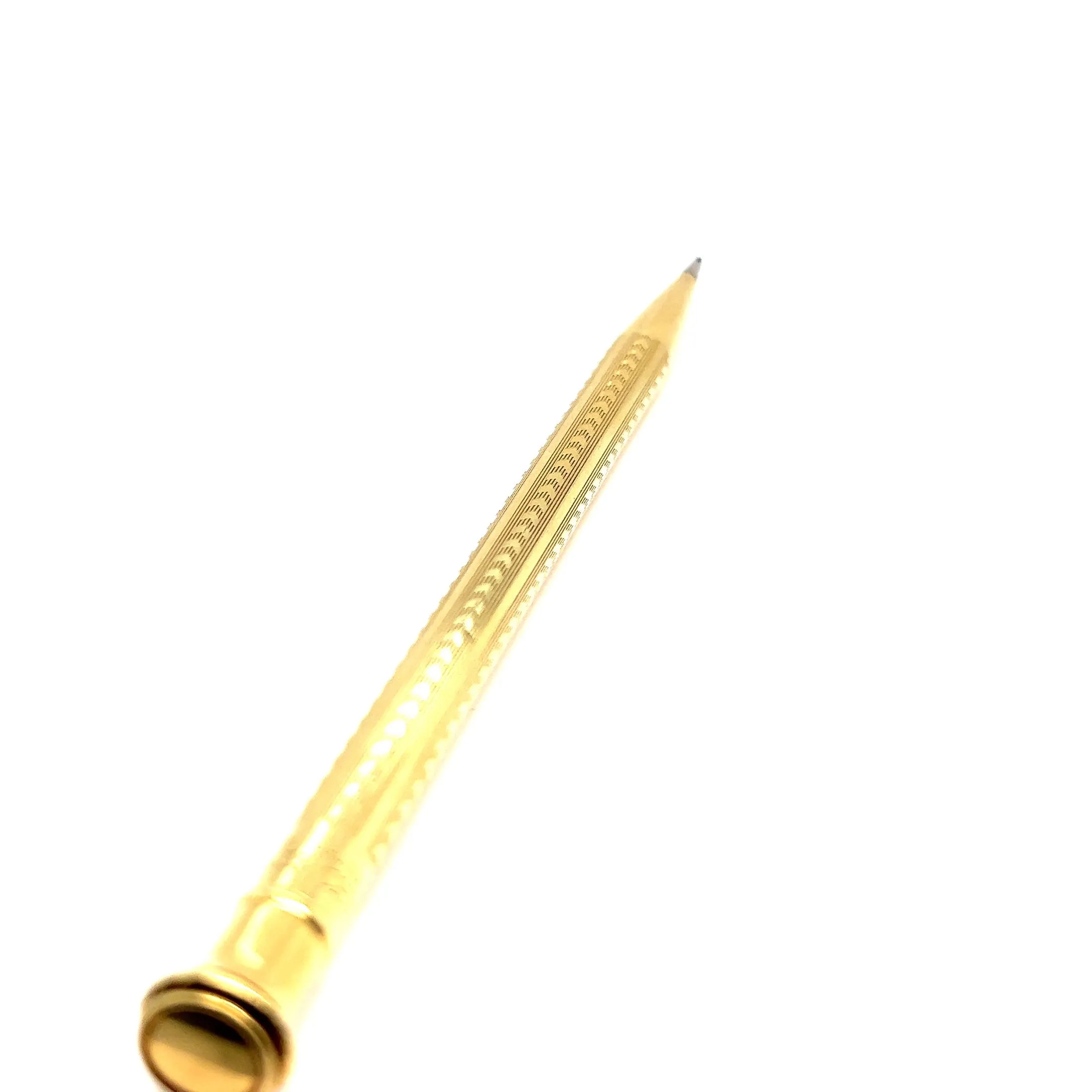 Art Deco 18 Karat Solid Yellow Gold Wahl Eversharp Mechanical Pencil