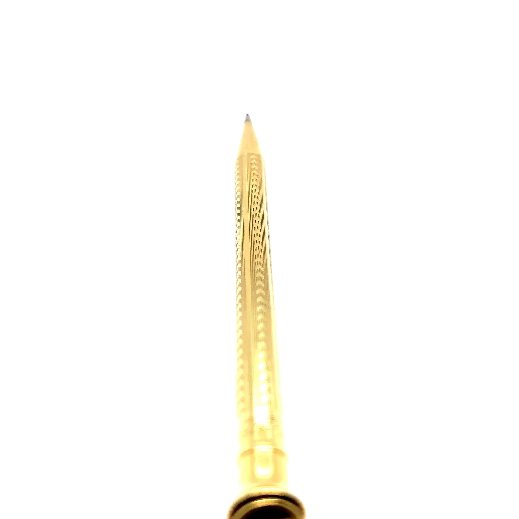 Art Deco 18 Karat Solid Yellow Gold Wahl Eversharp Mechanical Pencil