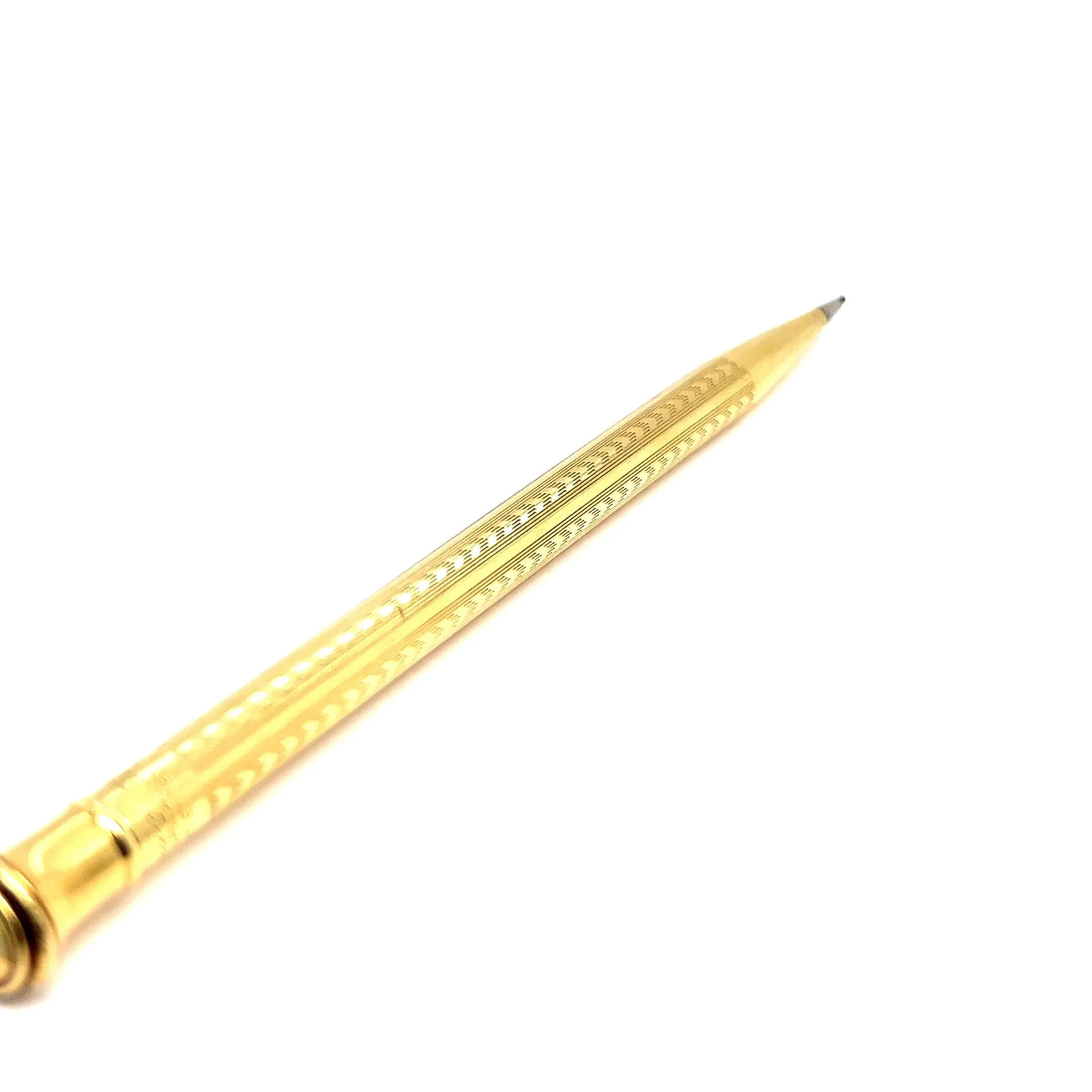 Art Deco 18 Karat Solid Yellow Gold Wahl Eversharp Mechanical Pencil