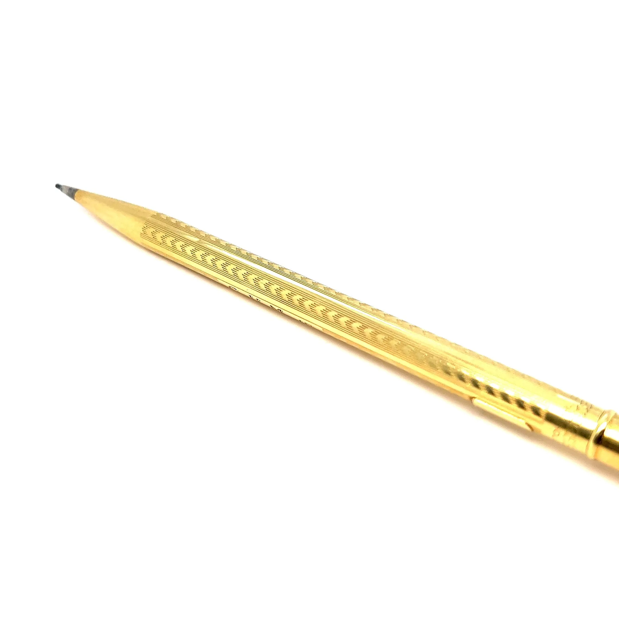 Art Deco 18 Karat Solid Yellow Gold Wahl Eversharp Mechanical Pencil