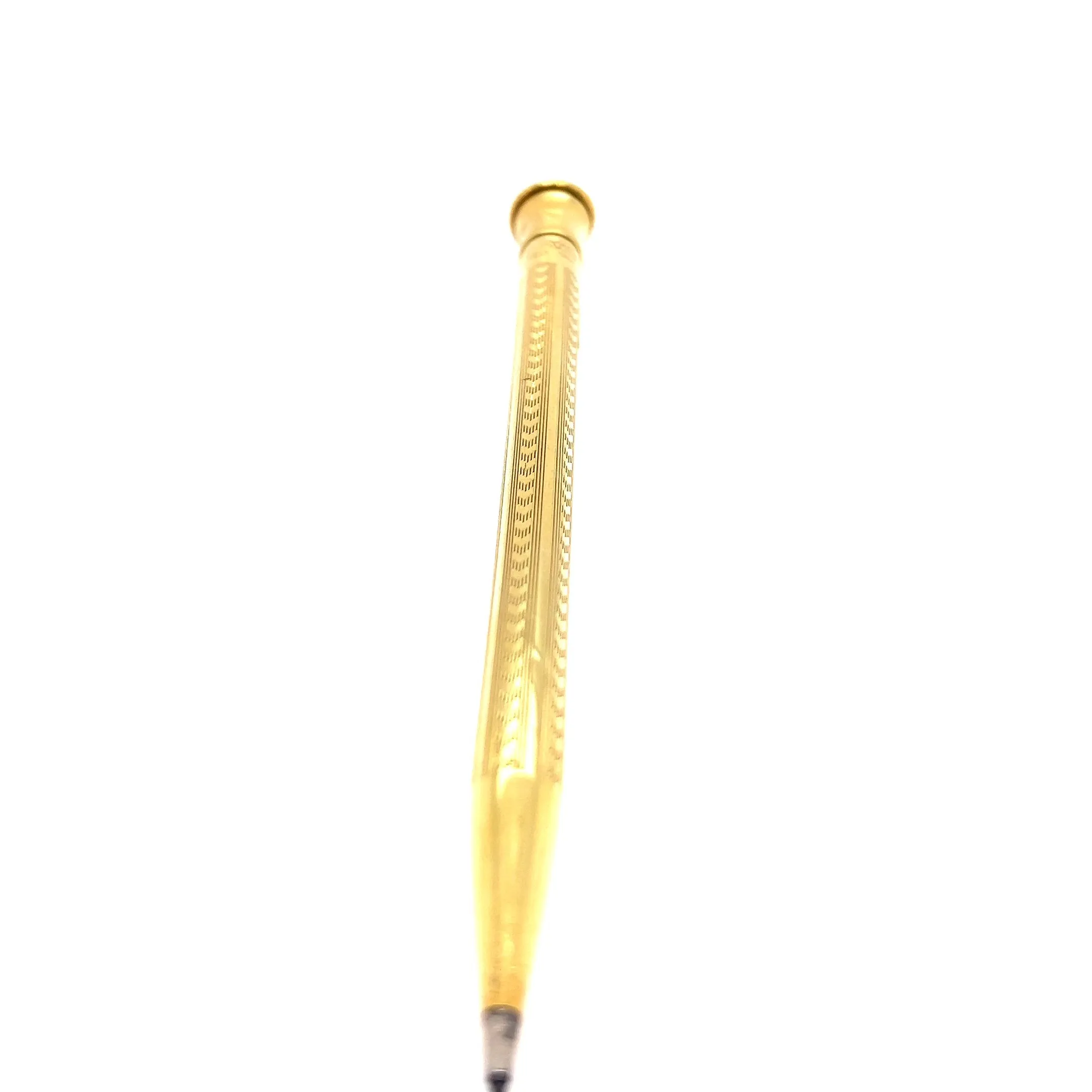 Art Deco 18 Karat Solid Yellow Gold Wahl Eversharp Mechanical Pencil