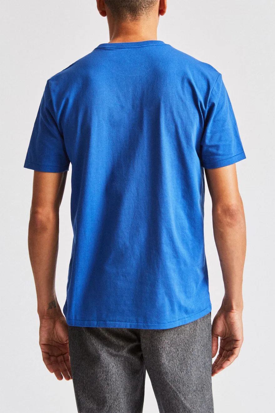 Basic S/S Premium Tee - Monaco Blue