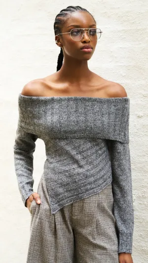 Betty Sweater Charcoal Grey