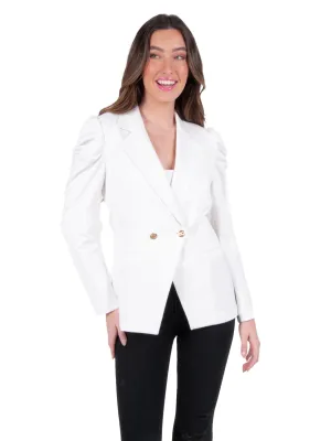 Bradshaw Blazer - White Ponte