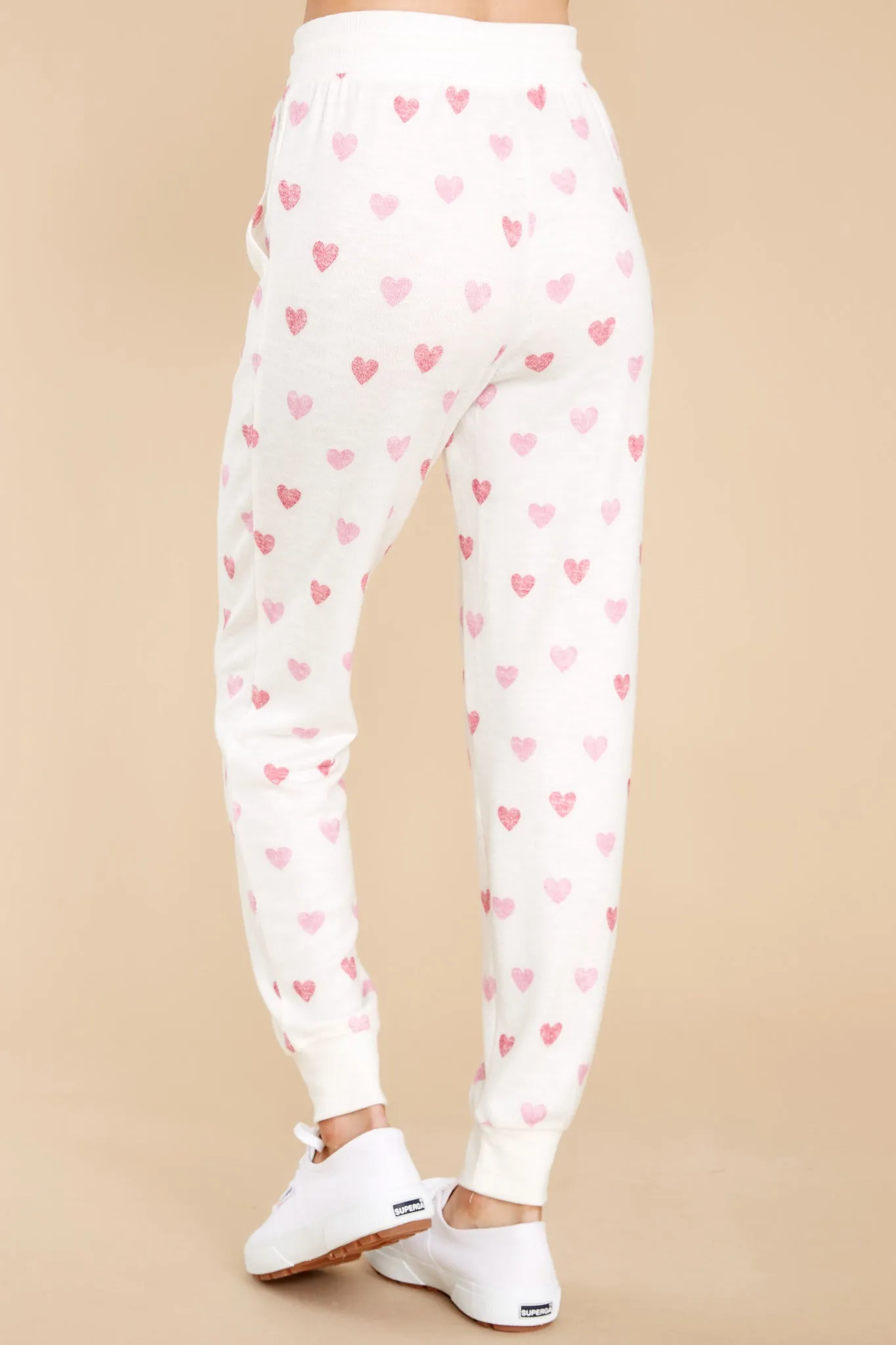 Comfy Bone Heart Jogger