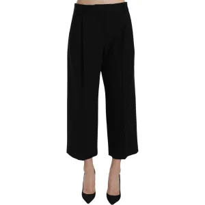 Dolce & Gabbana Elegant Black Cotton Trousers