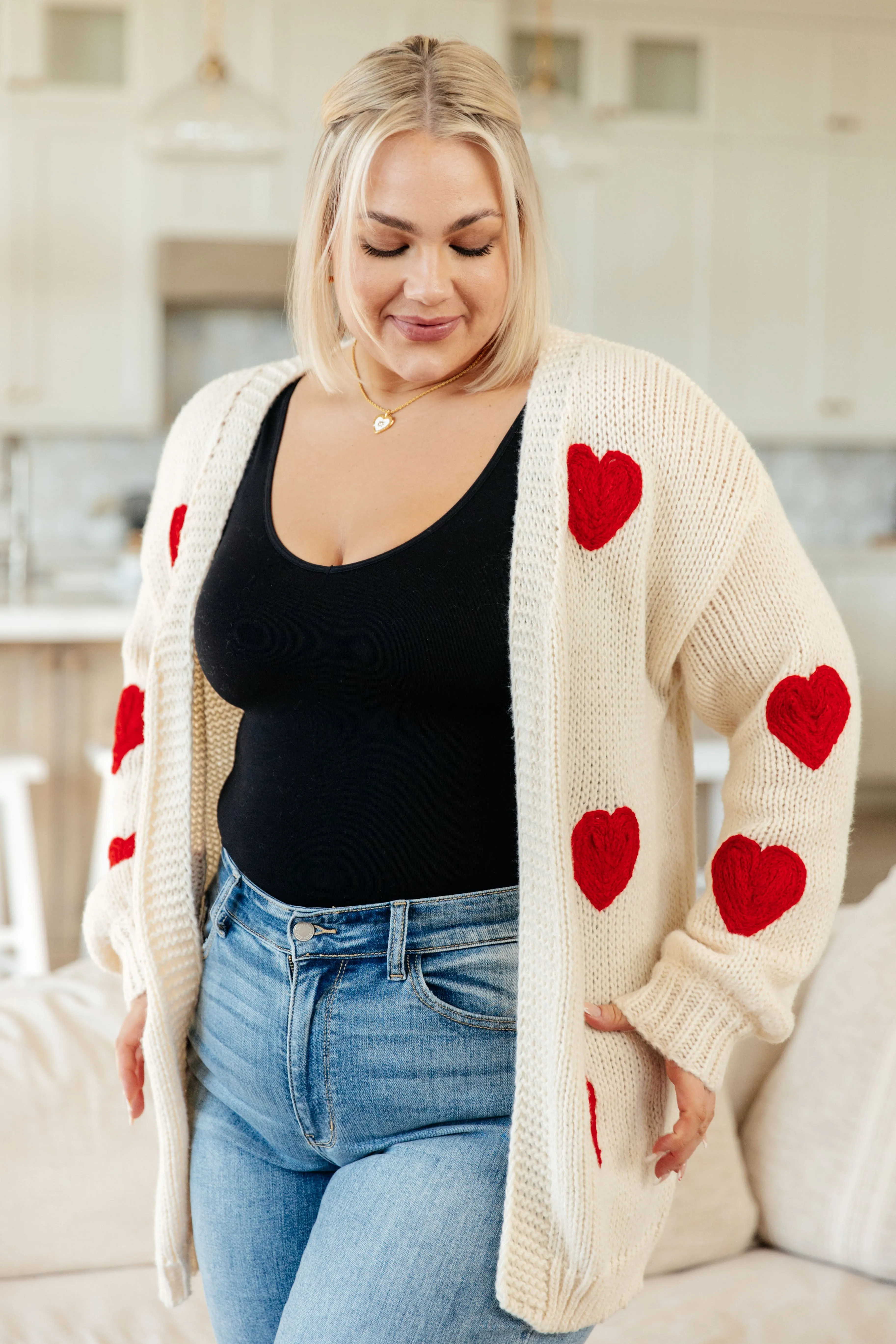 Heart Eyes Cardigan -SALE-