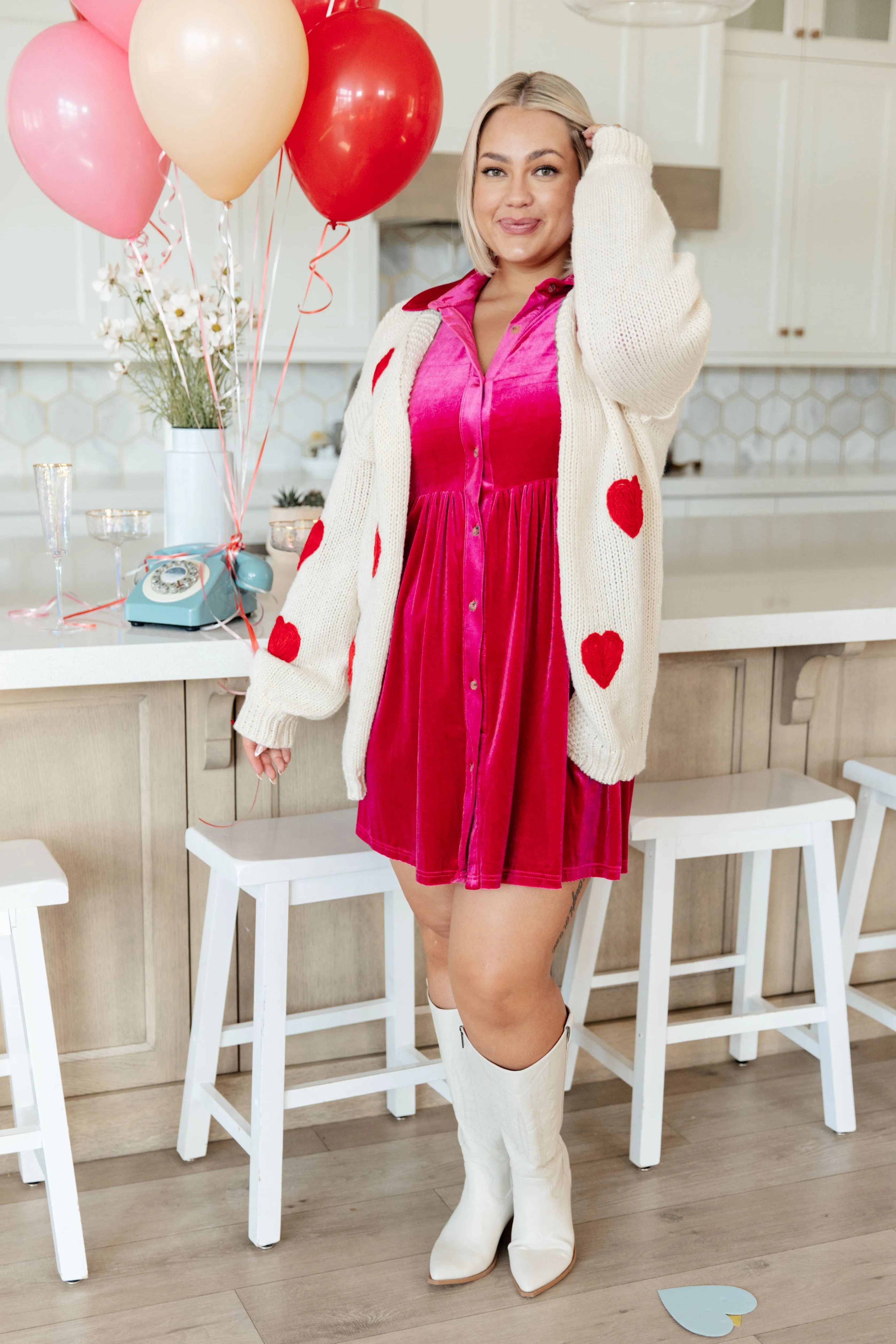 Heart Eyes Cardigan -SALE-