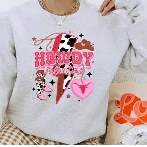 Howdy Valentine Sweatshirt