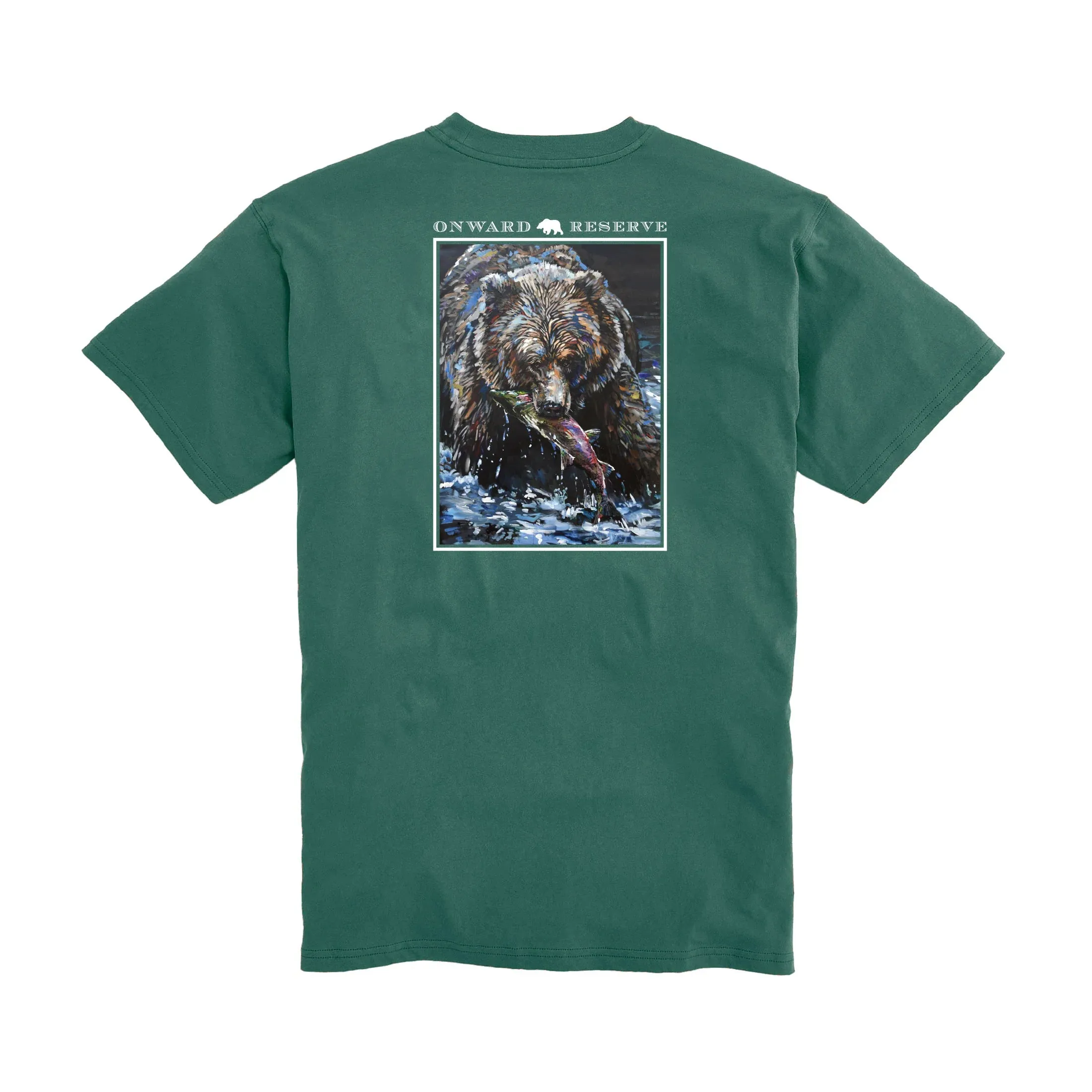 Onward Reserve Hunter Gatherer Tee - Posy Green