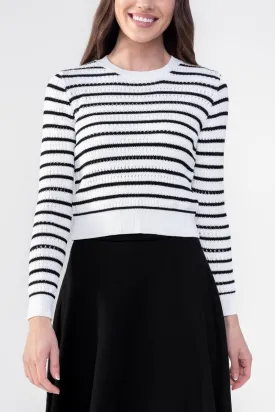 PAIGE TOP (BLACK STRIPE)