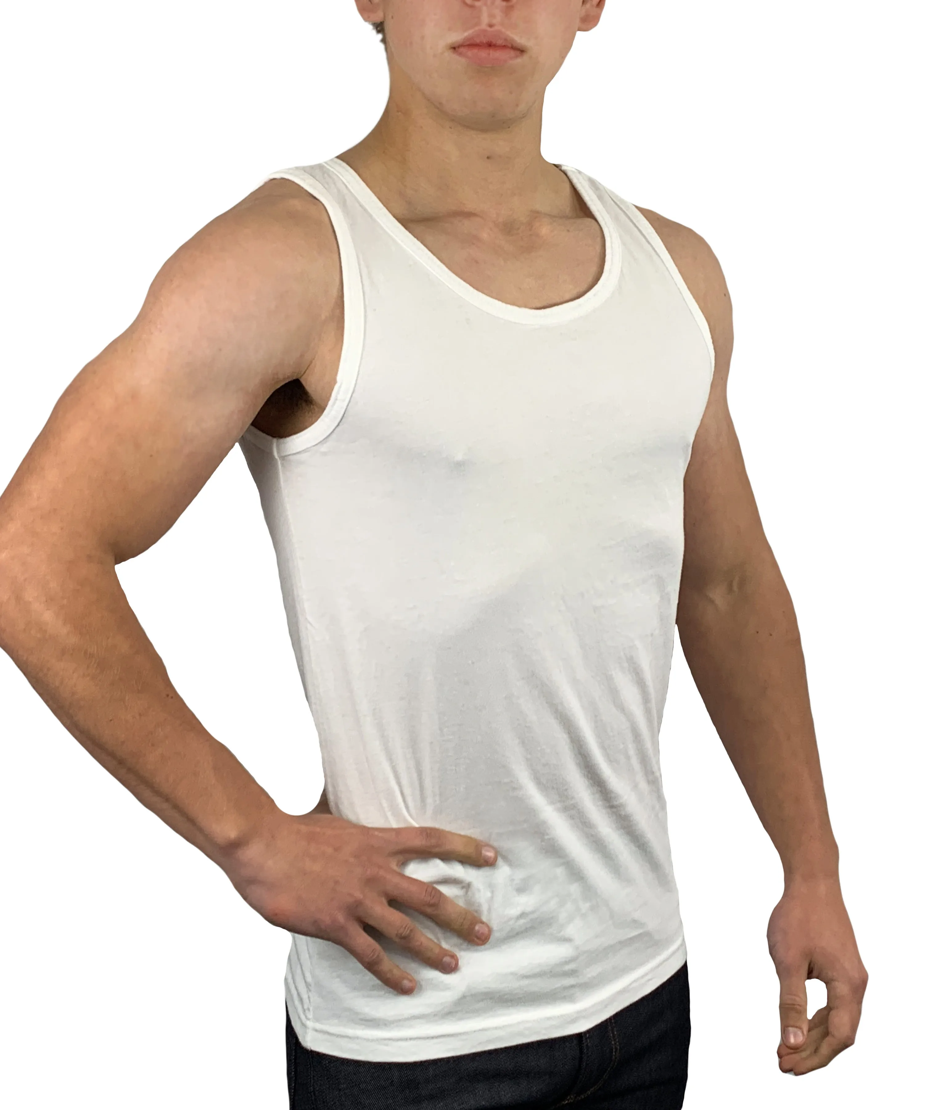 ROLO PREMIUM TANK TOP - WHITE