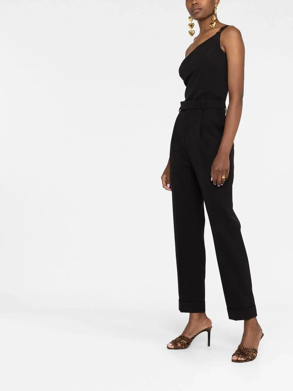 tailored gabardine trousers