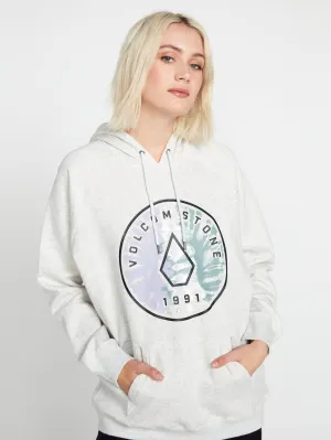 Truly Stoked Boyfriend Hoodie - Light Grey